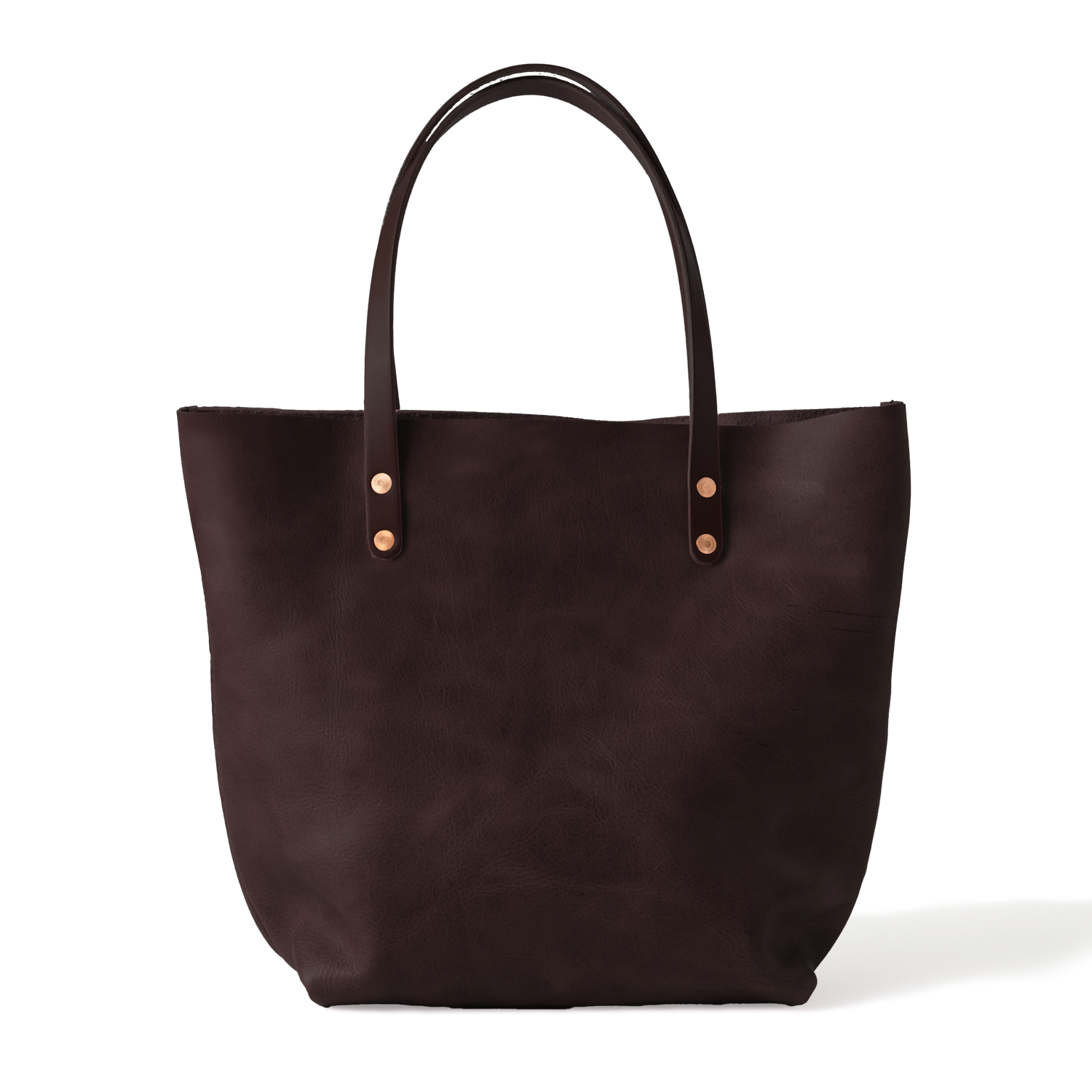 Dark Brown Bulldog Tote