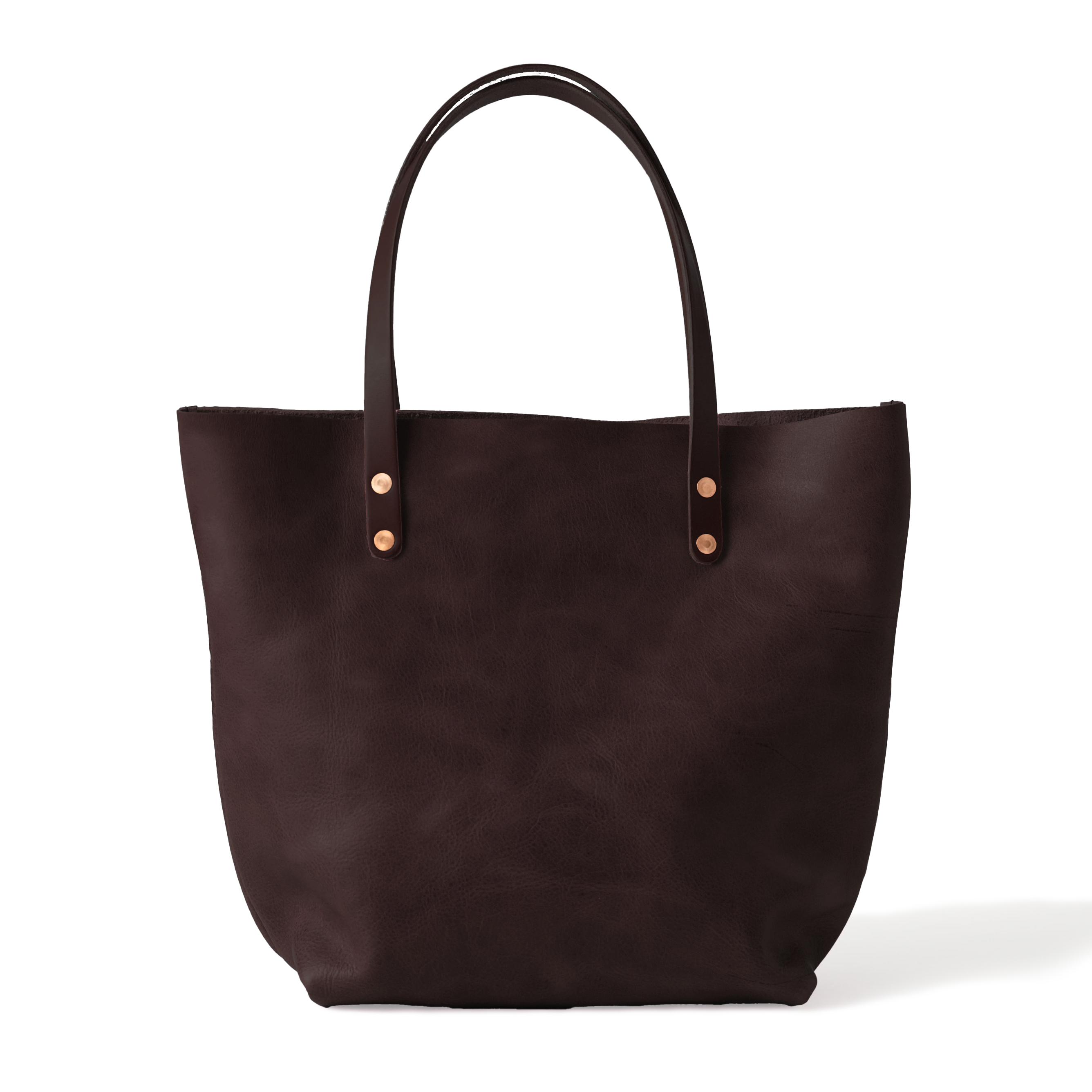 Dark Brown Bulldog Tote