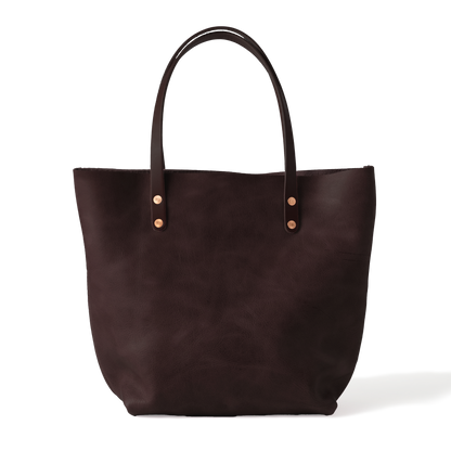 Dark Brown Bulldog Tote