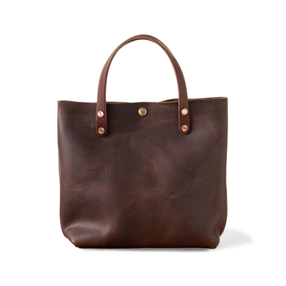 Brown Chromexcel Mini Tote