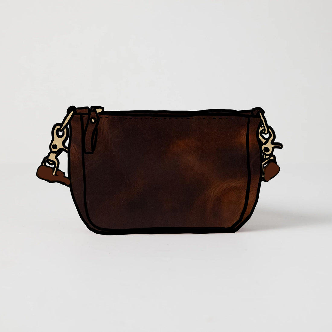 Brown Dublin Mini Crossbody Bag