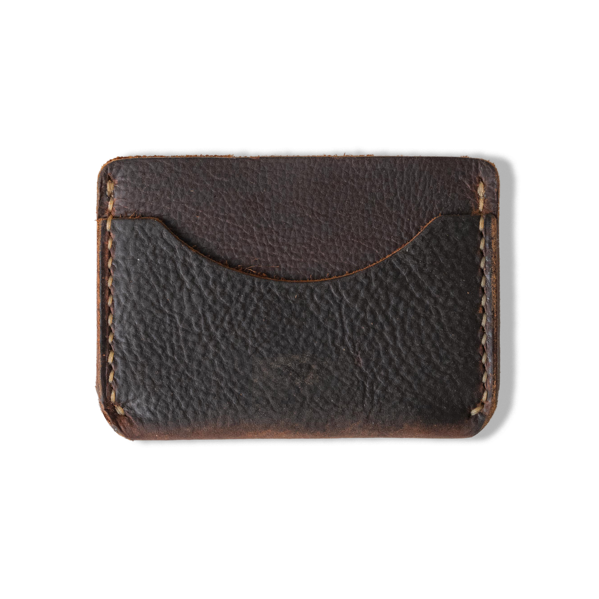 Leather Wallets for Men & Women: Tan Kodiak Card Case | KMM & Co.