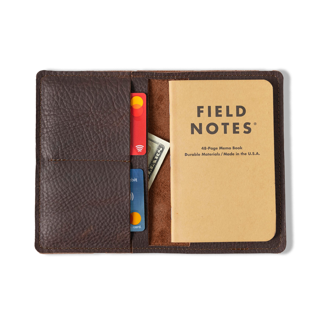 Brown Kodiak Passport Wallet