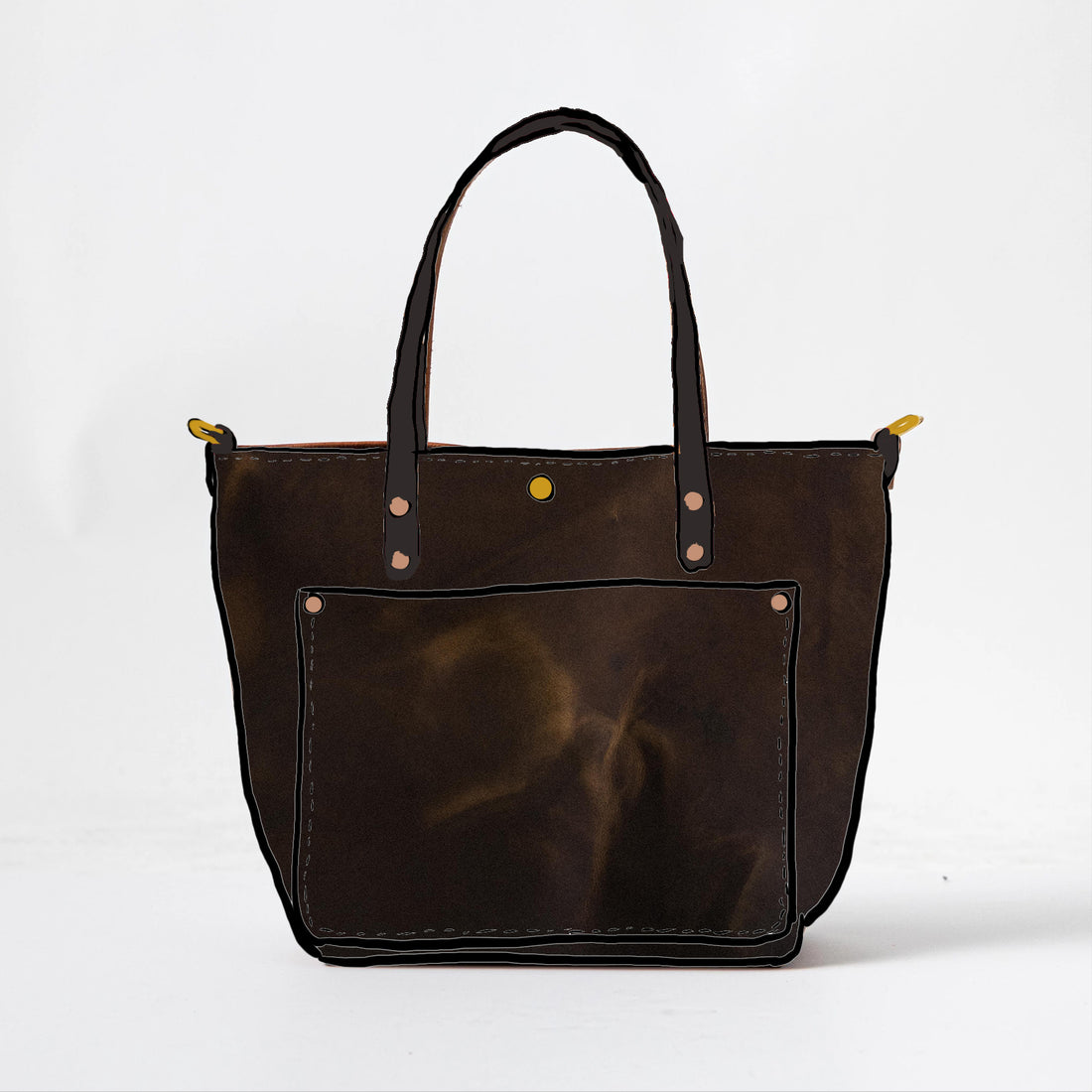 Rustic Brown Travel Tote