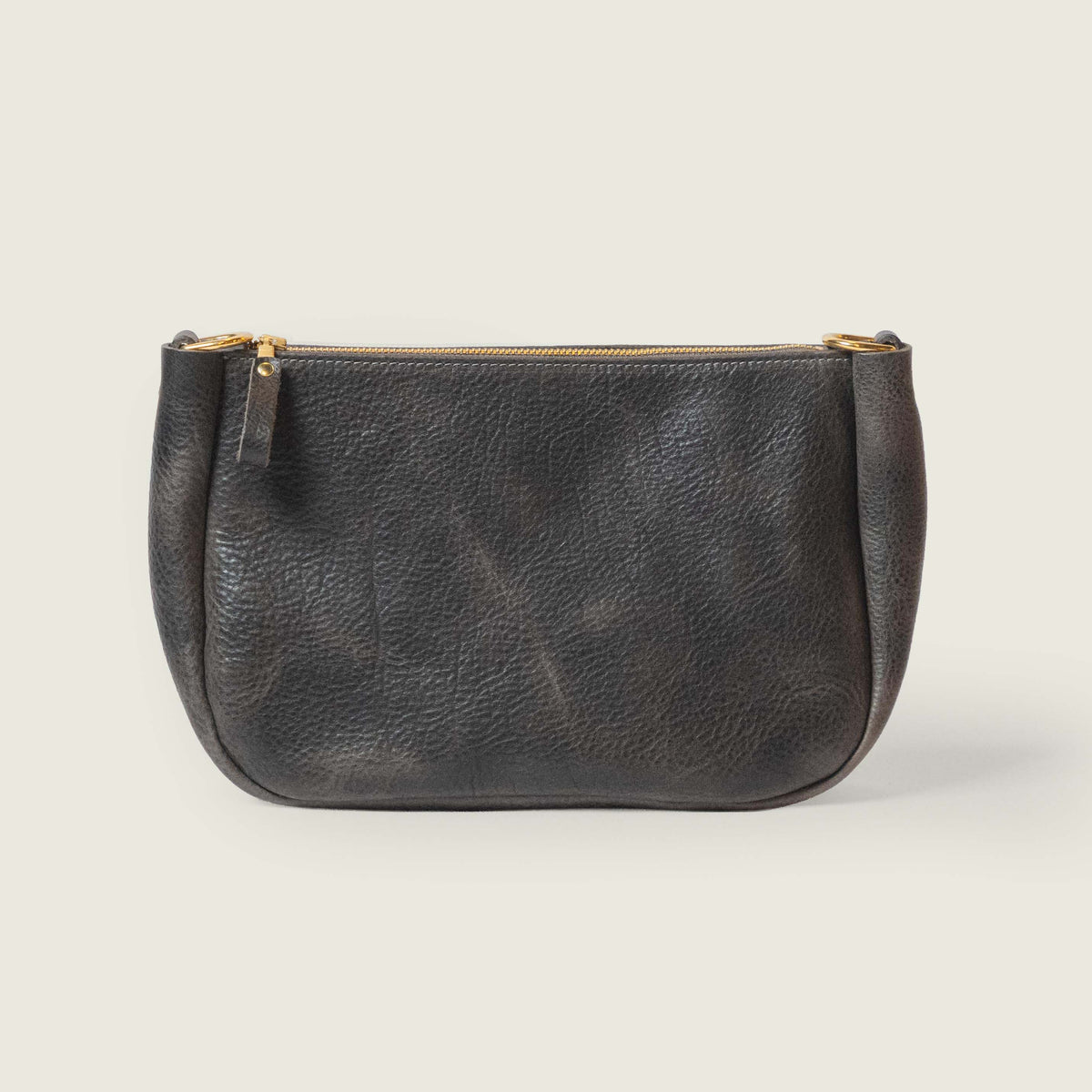 Charcoal Bulldog Crossbody Bag