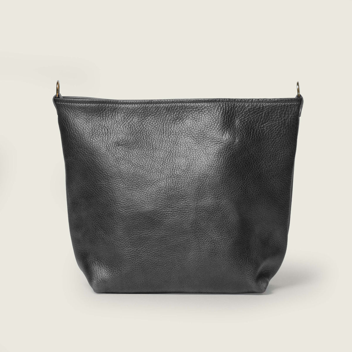 Charcoal Bulldog Crossbody Tote