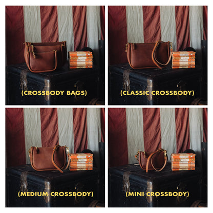 Olive Crunch Medium Crossbody Bag