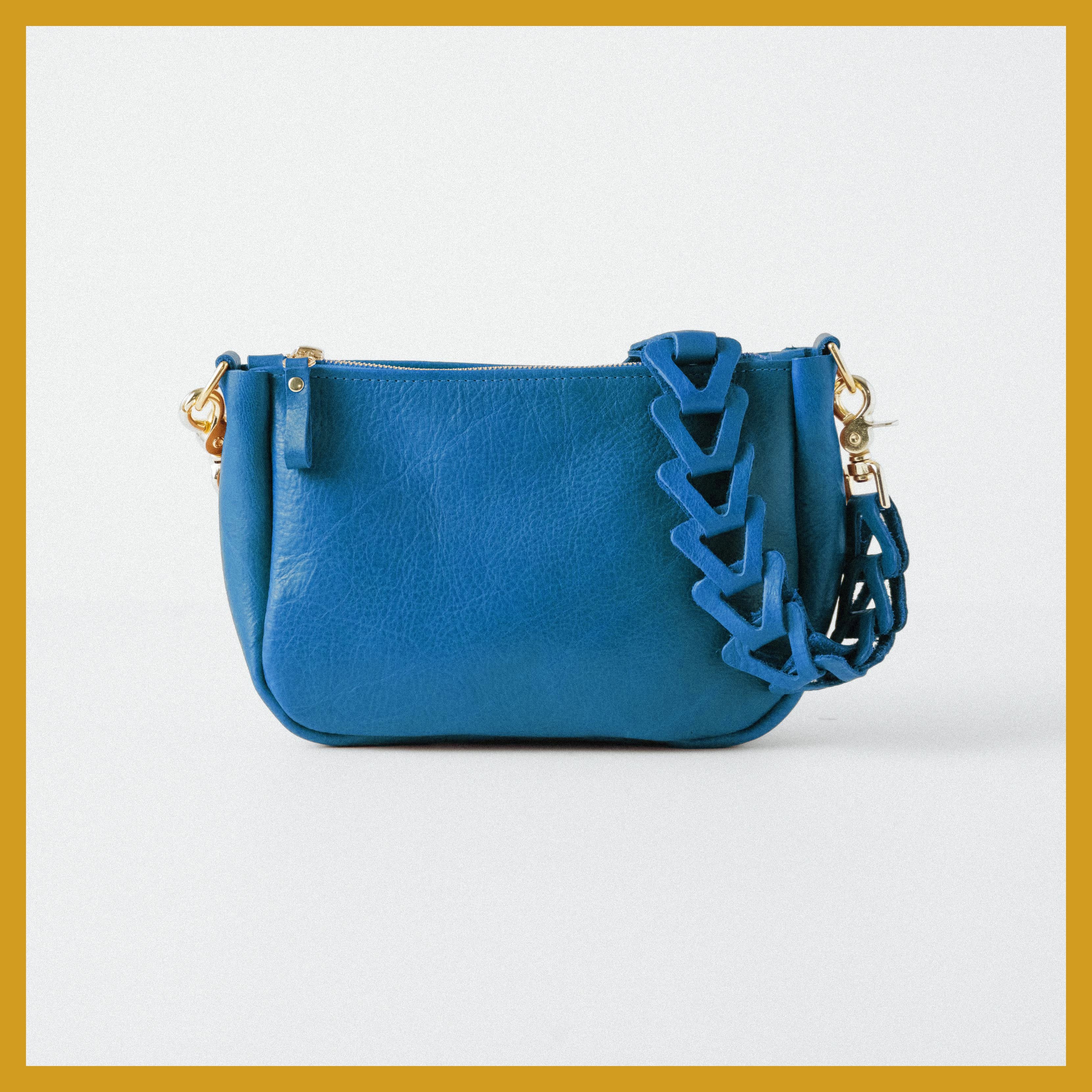 Scratch-and-Dent Cerulean Cypress Medium Crossbody Bag