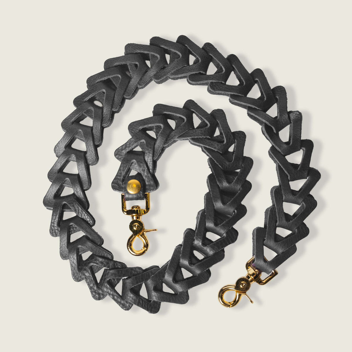 Charcoal Bulldog Chain Link Strap