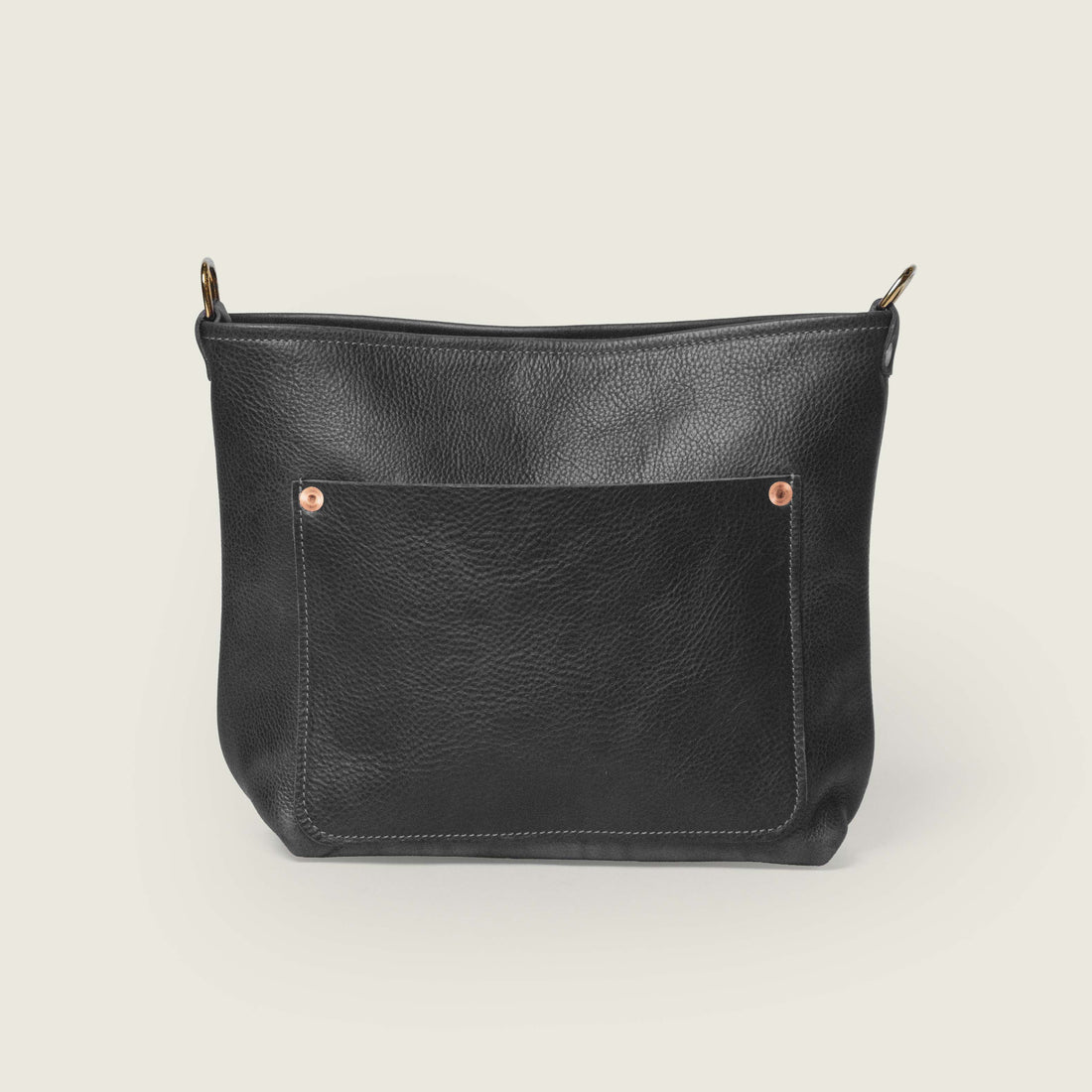 Charcoal Bulldog Mini Crossbody Travel Tote