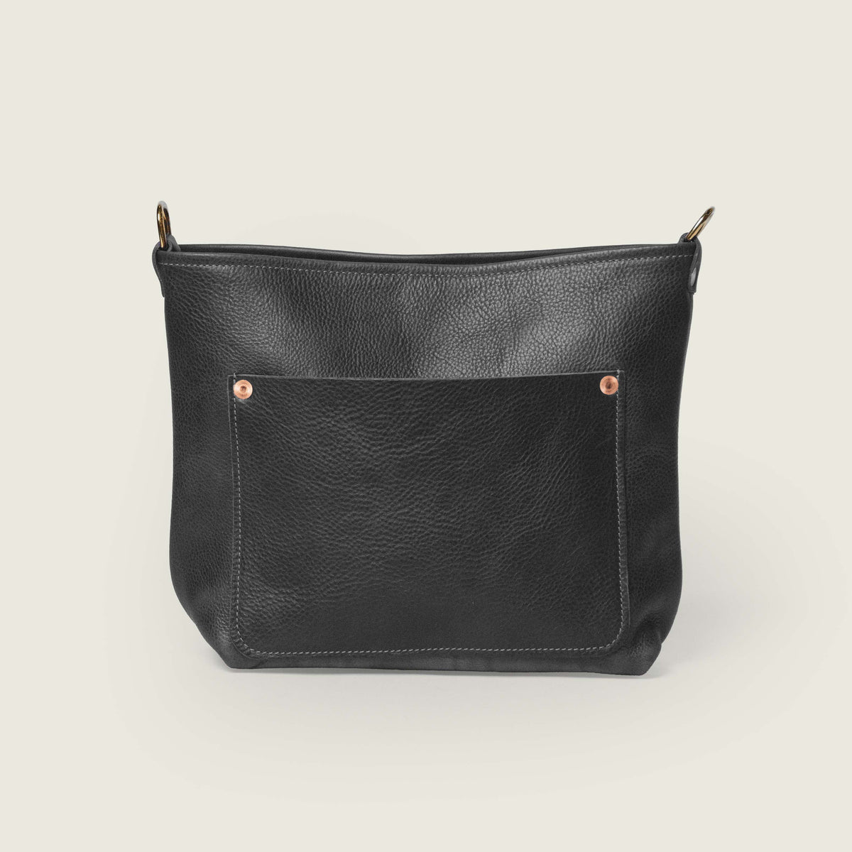 Charcoal Bulldog Mini Crossbody Travel Tote