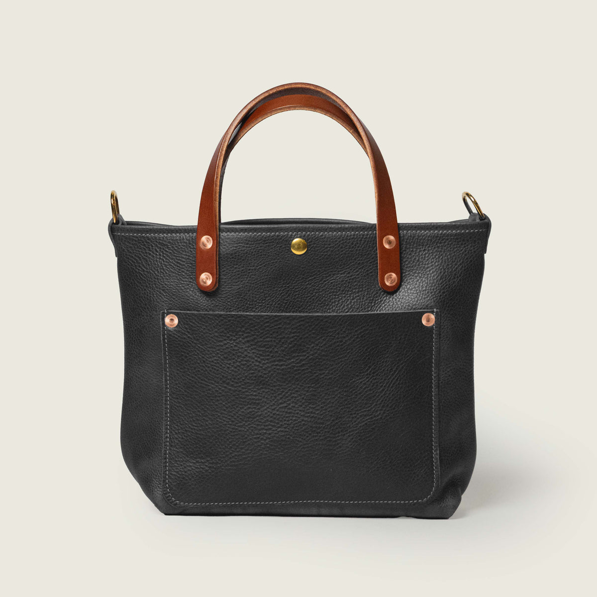 Charcoal Bulldog Mini Travel Tote