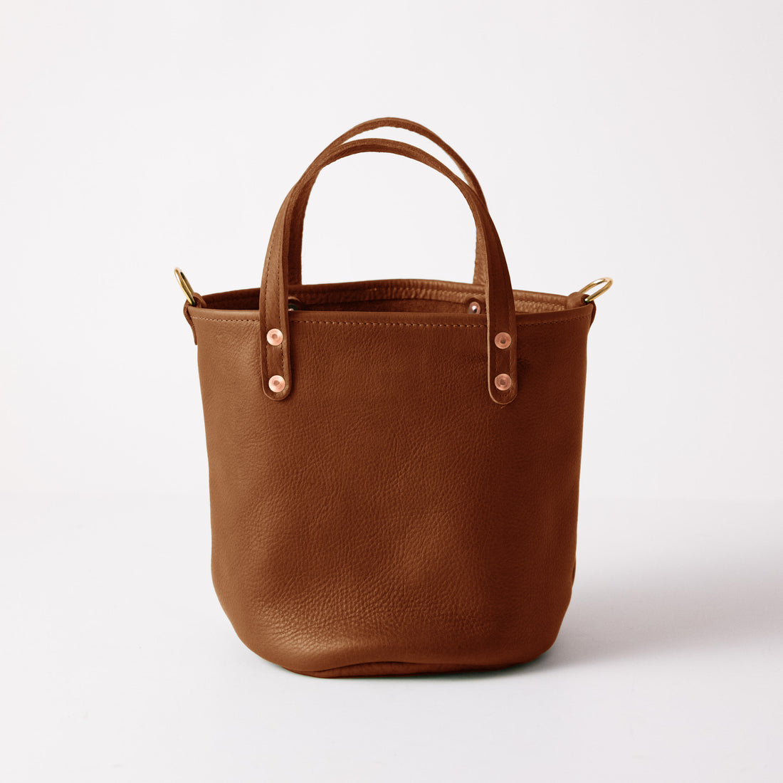 Cognac Cypress Bucket Tote