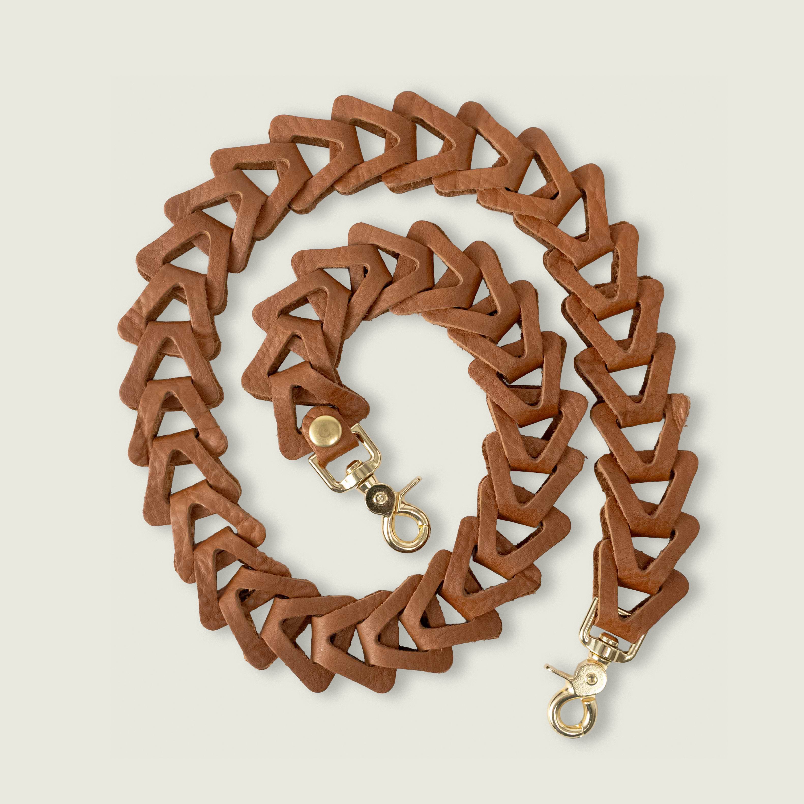 Cognac Cypress Chain Link Strap