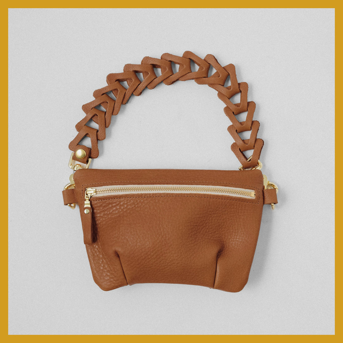 Scratch-and-Dent Cognac Cypress Belt Bag