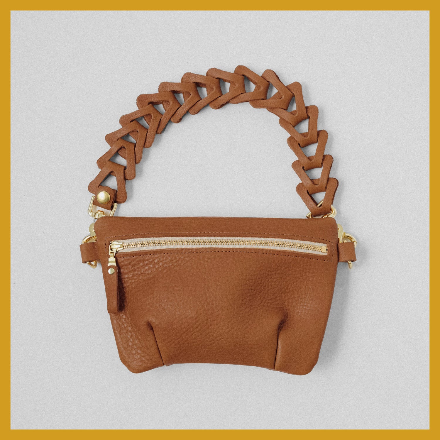 Scratch-and-Dent Cognac Cypress Belt Bag