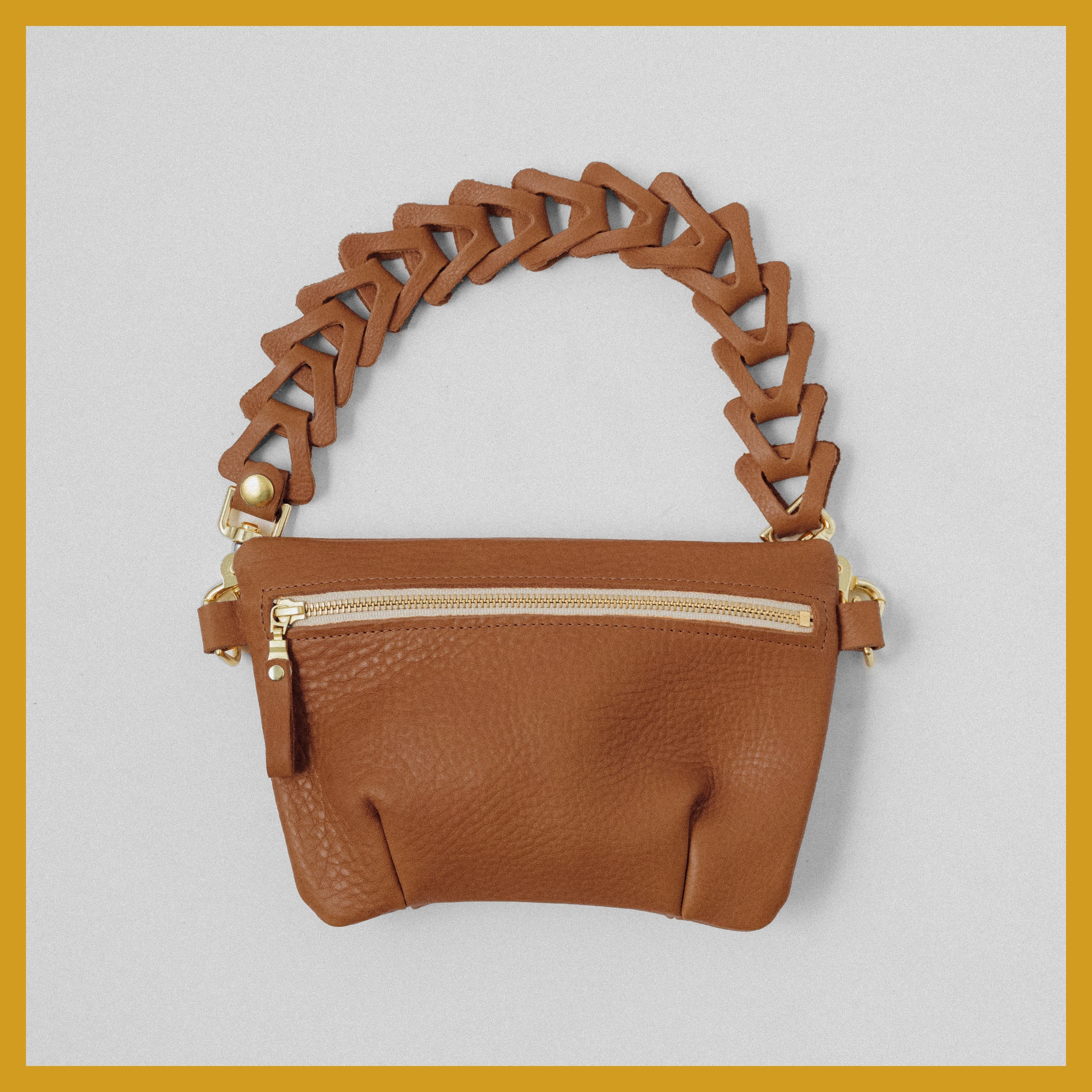 Scratch-and-Dent Cognac Cypress Belt Bag