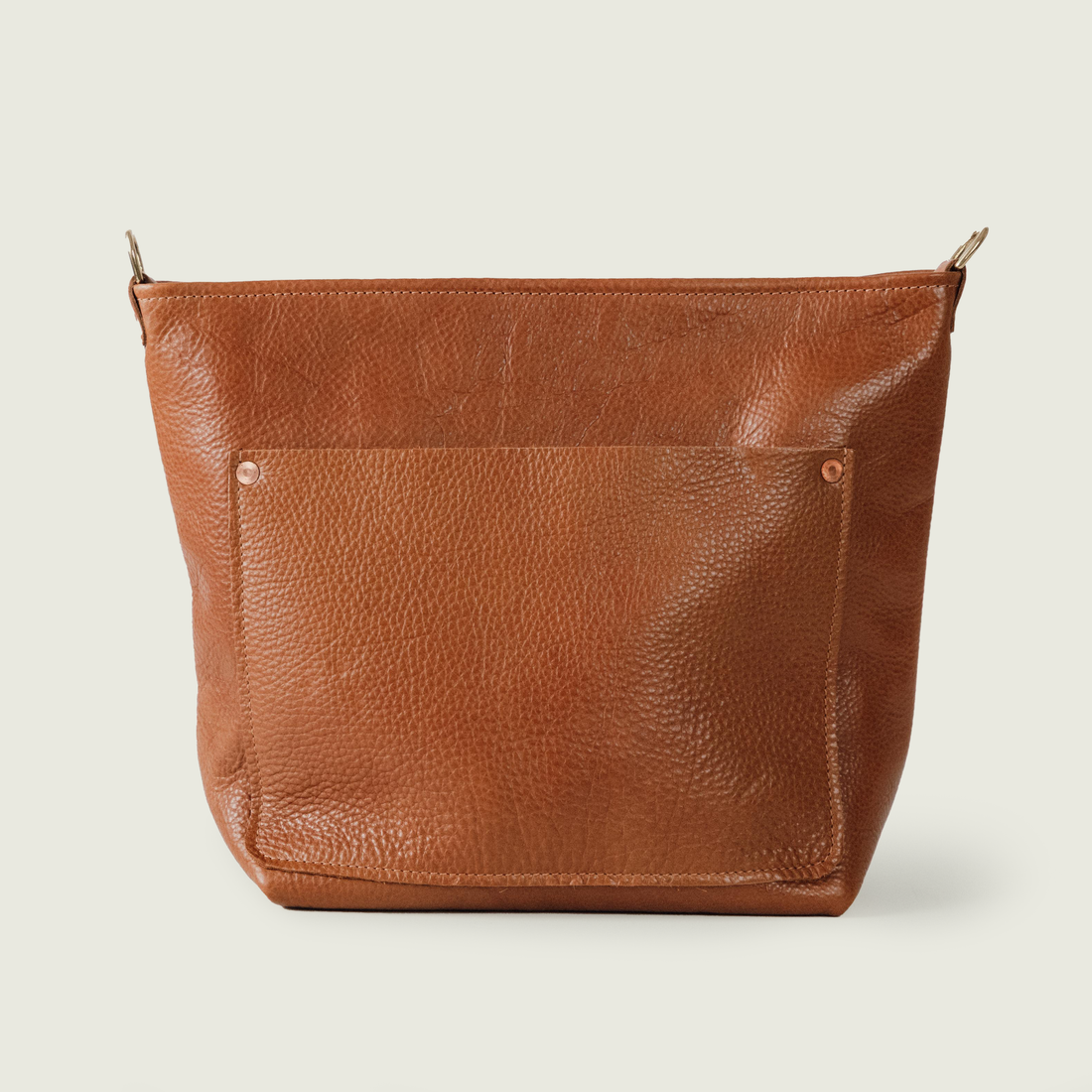 Cognac Cypress Crossbody Travel Tote
