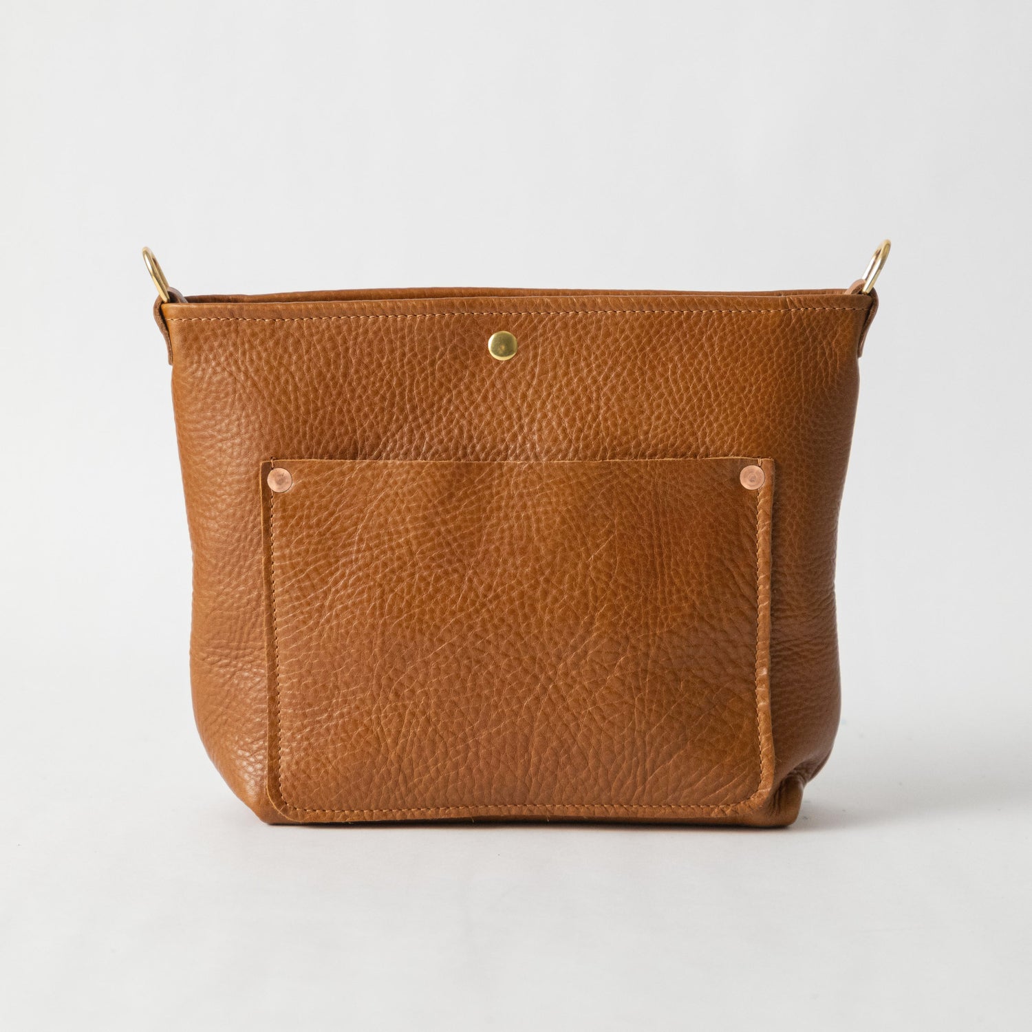 Cognac Cypress Crossbody Travel Tote