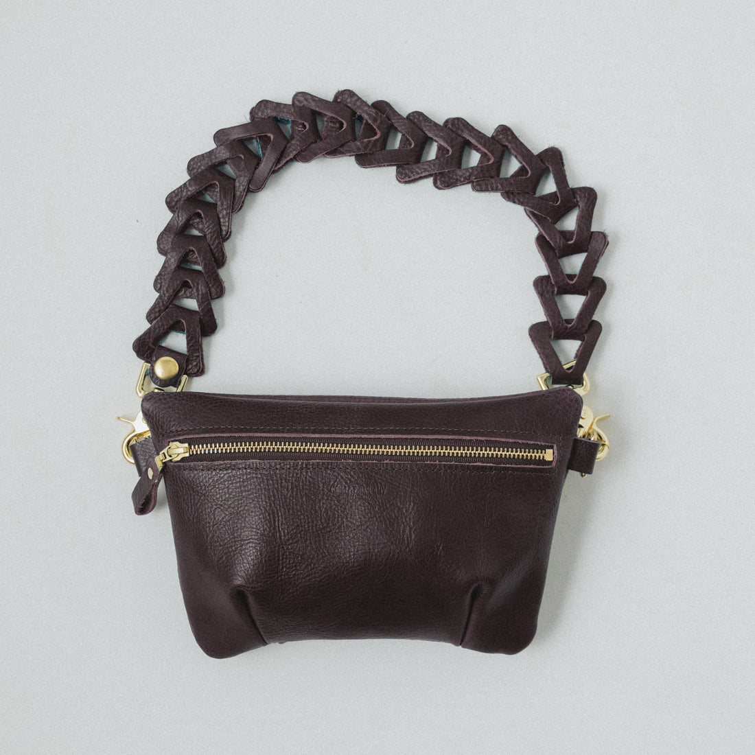 Dark Brown Bulldog Belt Bag