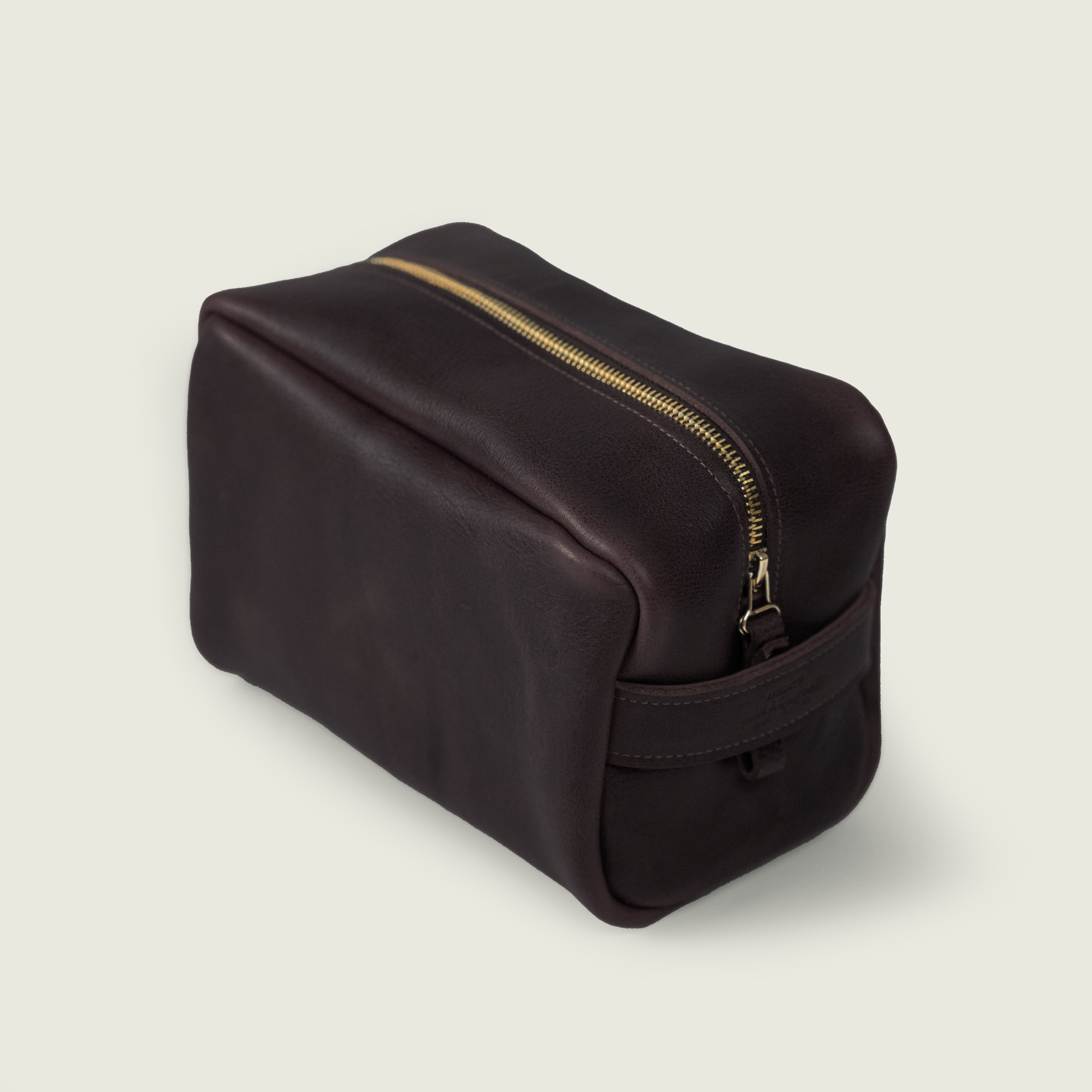 Dark Brown Bulldog Travel Kit