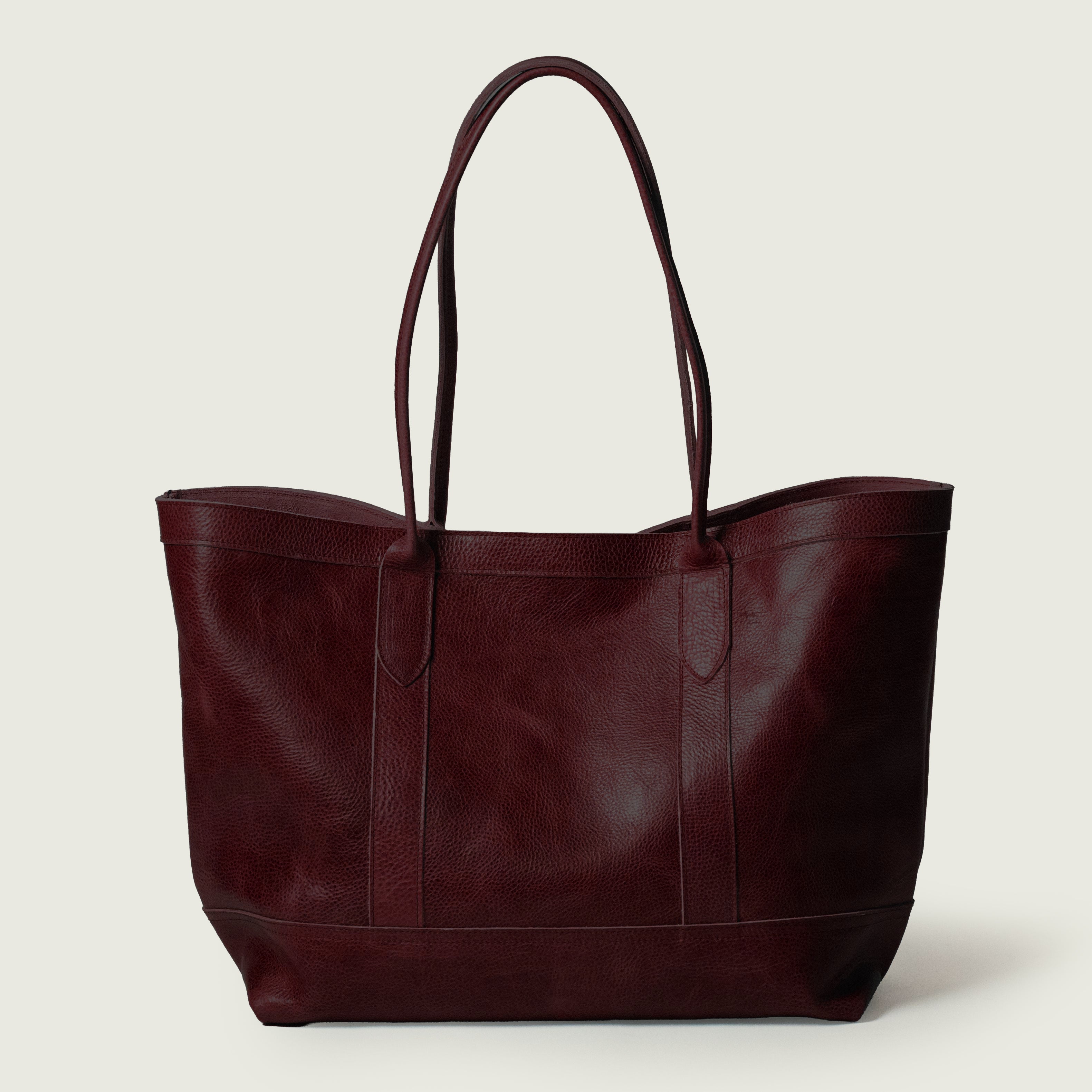 Dark Cherry Bulldog Flagship Tote