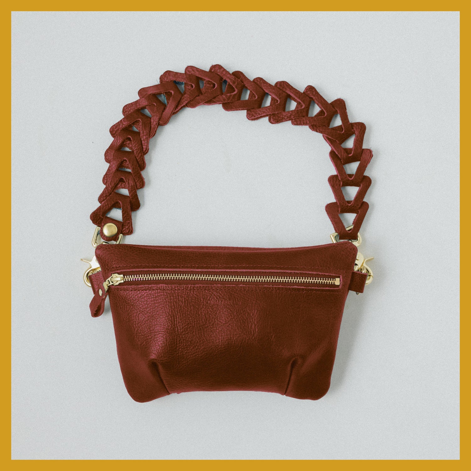 Scratch-and-Dent Dark Tan Bulldog Belt Bag