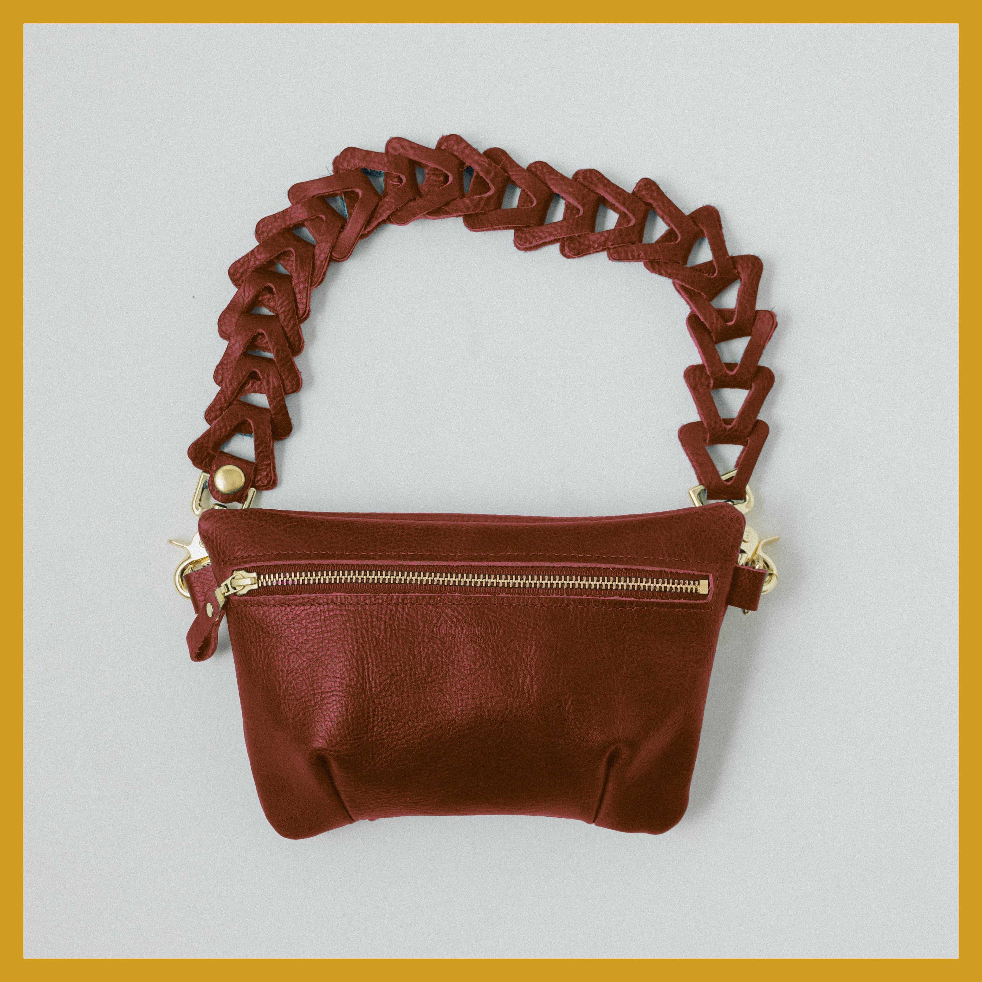 Scratch-and-Dent Dark Tan Bulldog Belt Bag