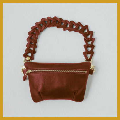 Scratch-and-Dent Dark Tan Bulldog Belt Bag