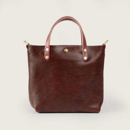 Dark Tan Bulldog Mini Tote
