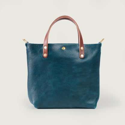 Dark Teal Bulldog Mini Tote