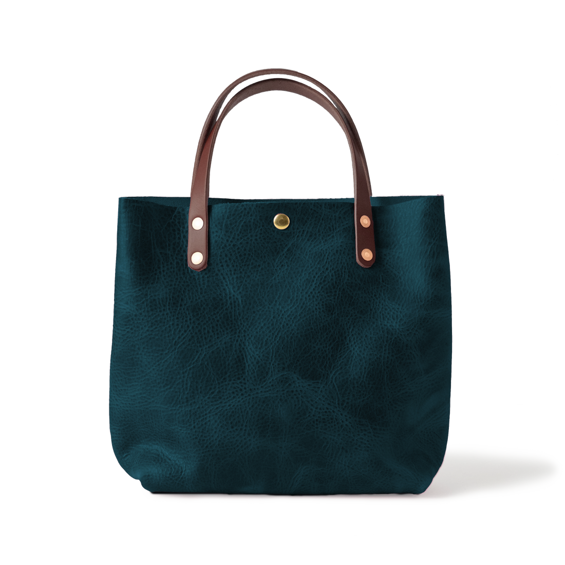 Dark Teal Bulldog Mini Tote