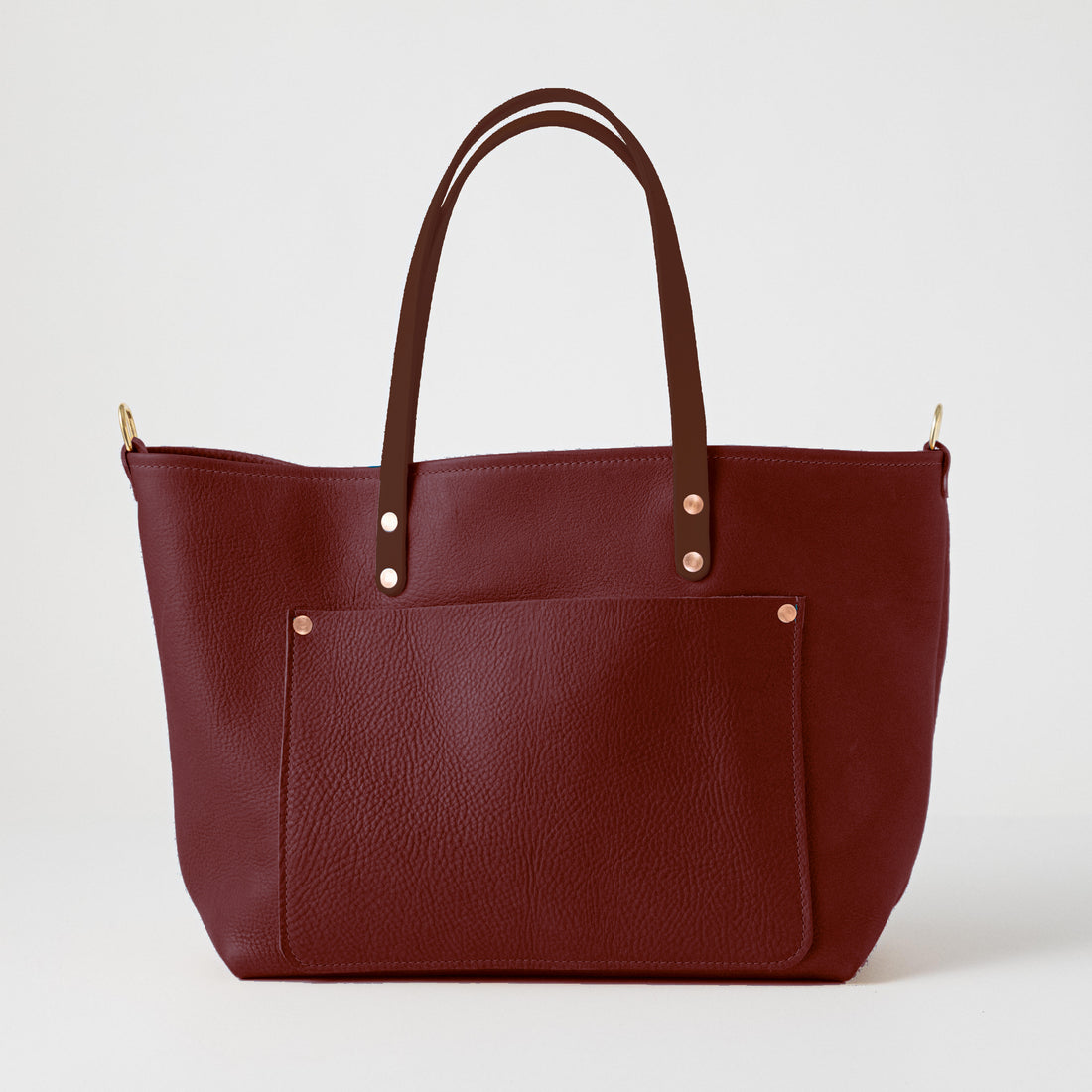 Dark Tan Bulldog Market Tote