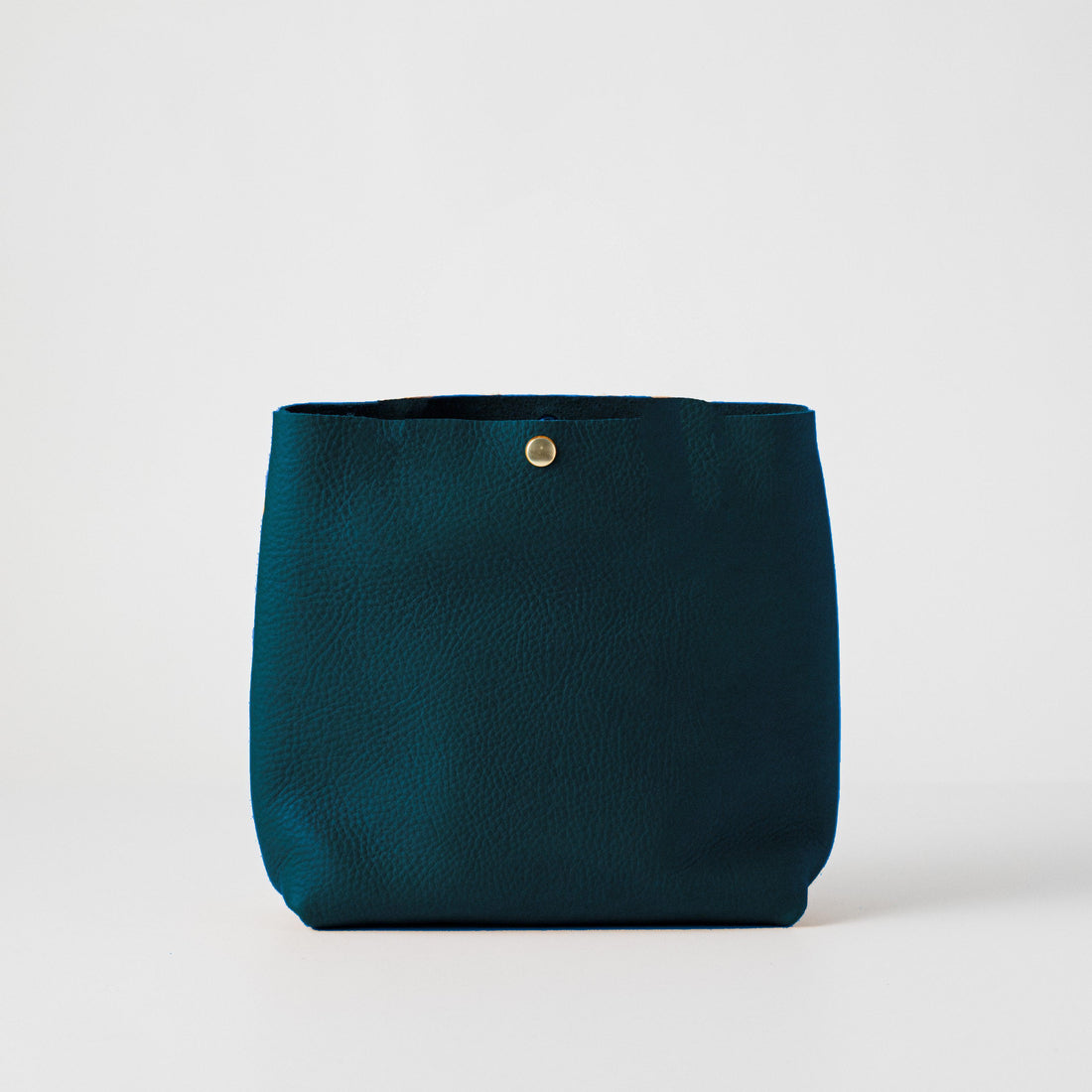 Dark Teal Bulldog Crossbody Tote