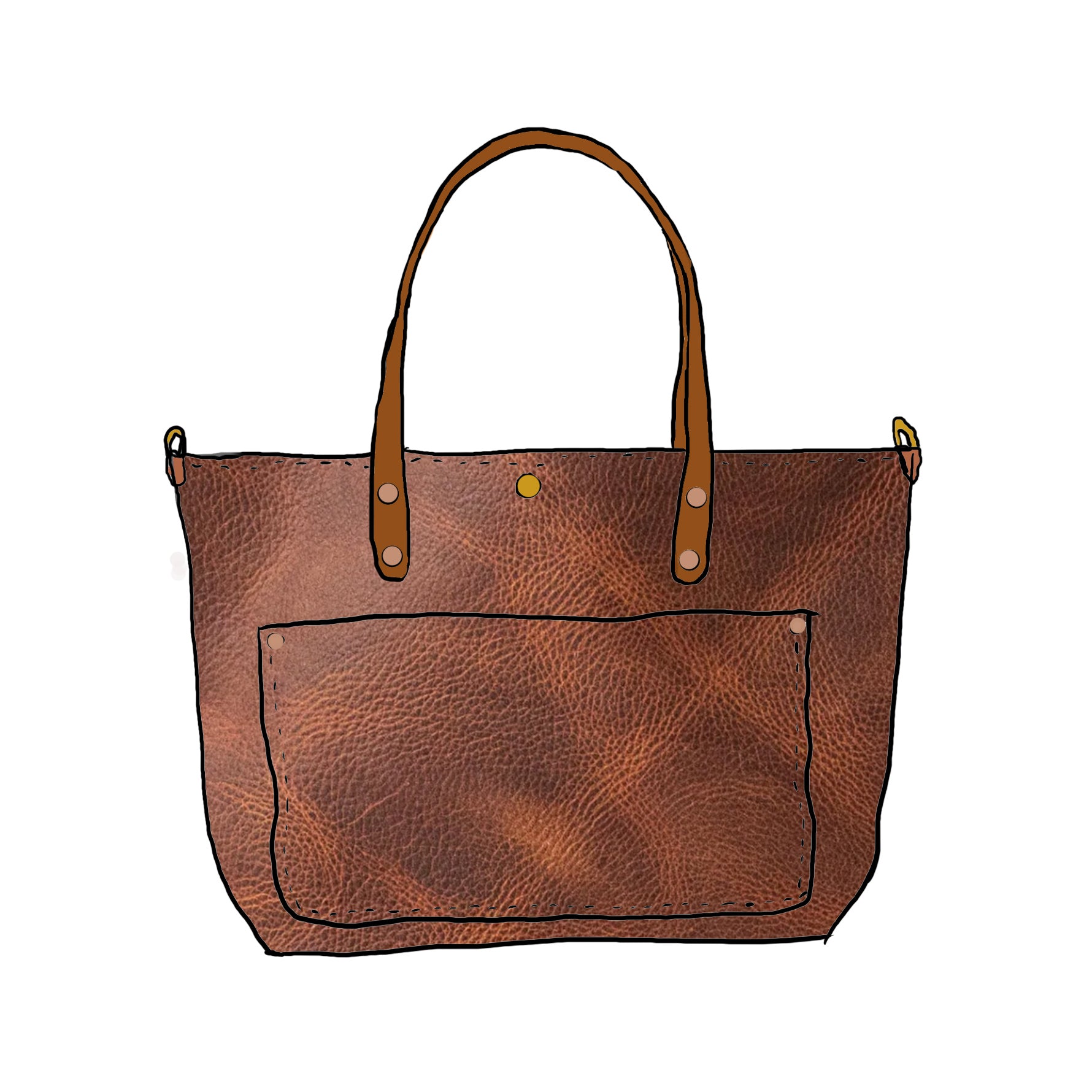 Tan Kodiak East West Travel Tote