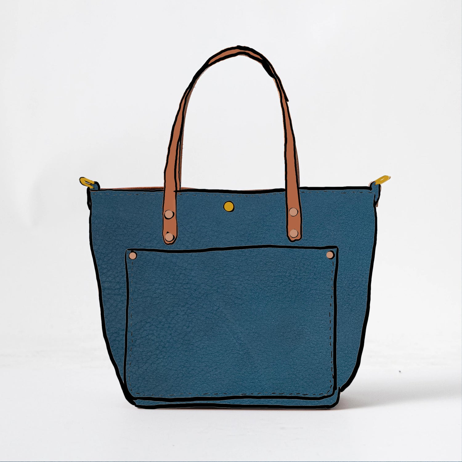 Fun Blue Dearborn Travel Tote