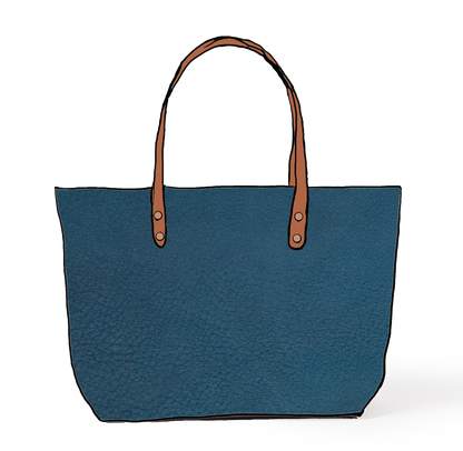 Fun Blue Dearborn East West Tote