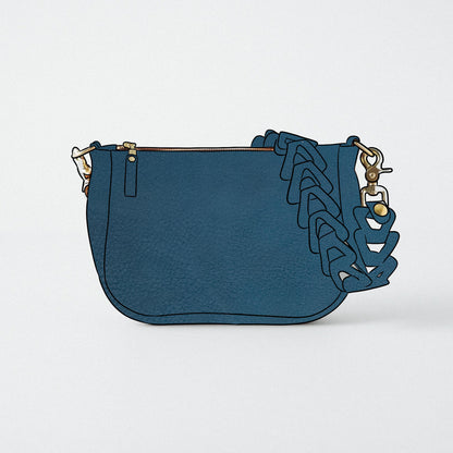 Fun Blue Dearborn Medium Crossbody Bag