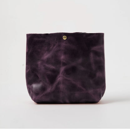 Glossy Purple Crossbody Tote Bundle