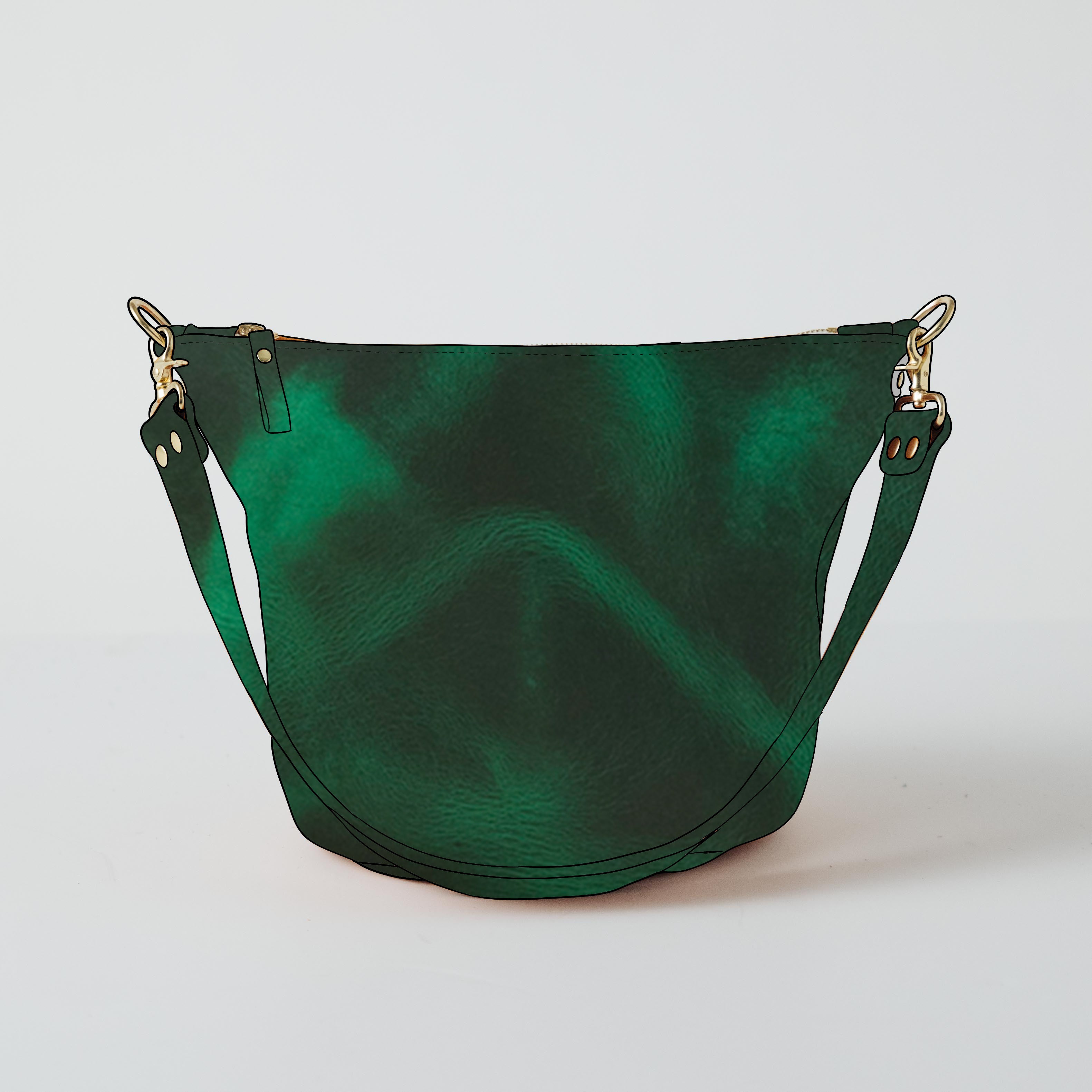 Golf Green  Dublin Zip-Top Bucket Bag