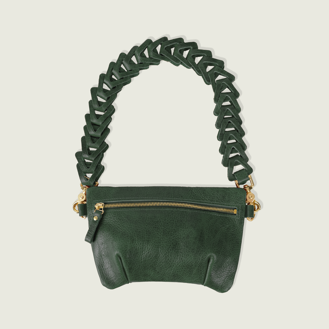 Green Navajo Bison Belt Bag