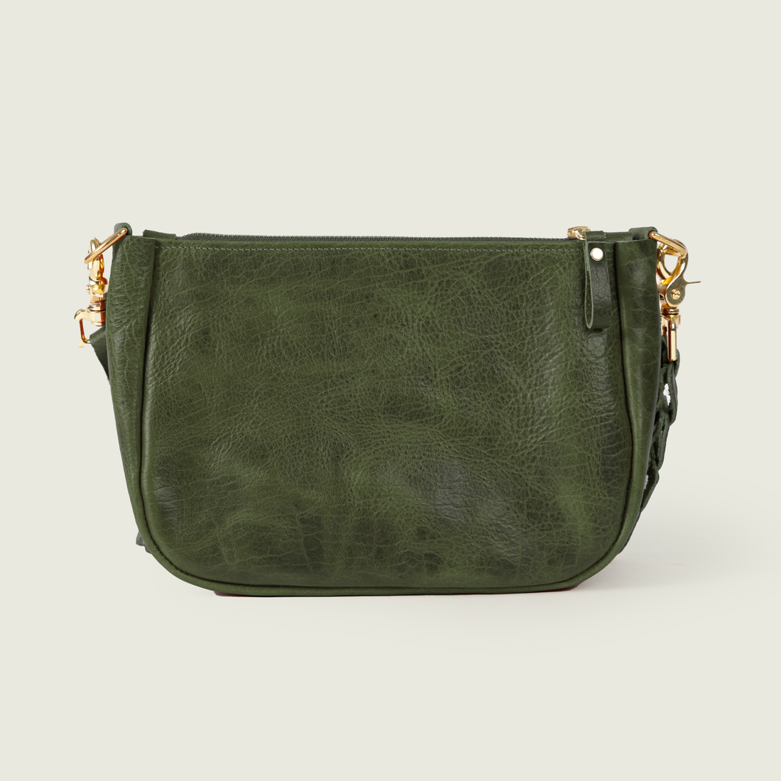 Green Navajo Bison Crossbody Bag