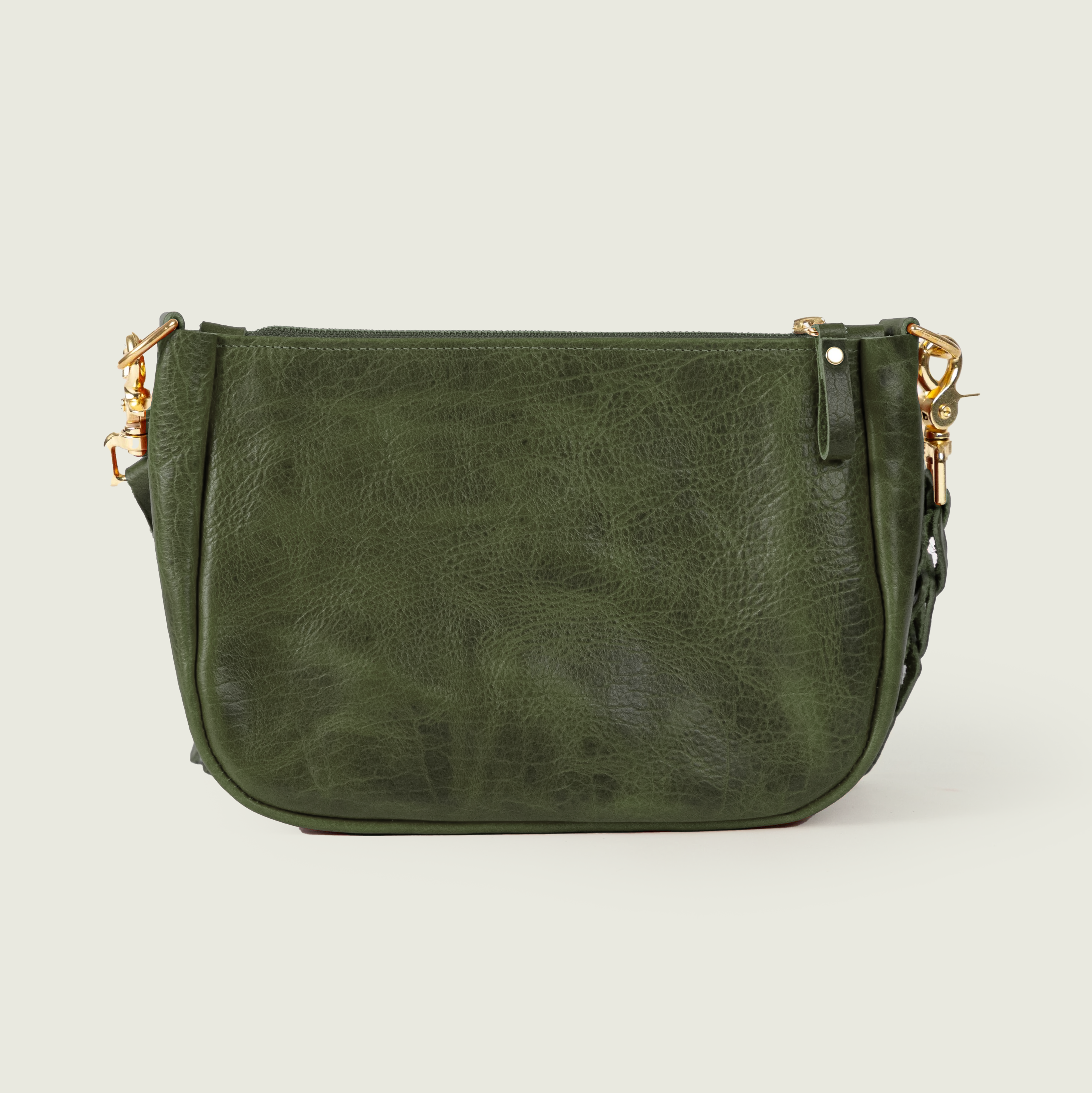Green Navajo Bison Crossbody Bag