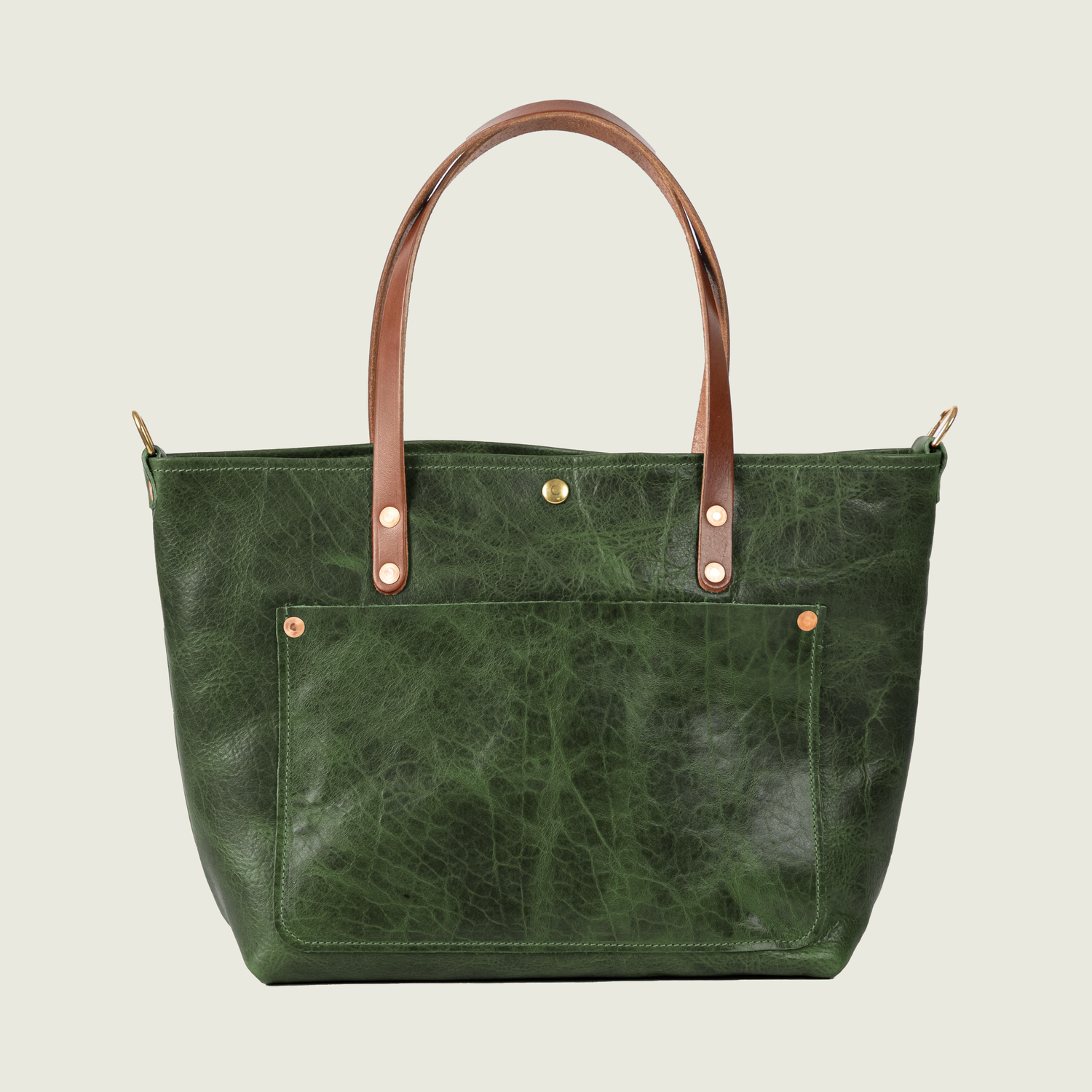 Green Navajo Bison East West Travel Tote