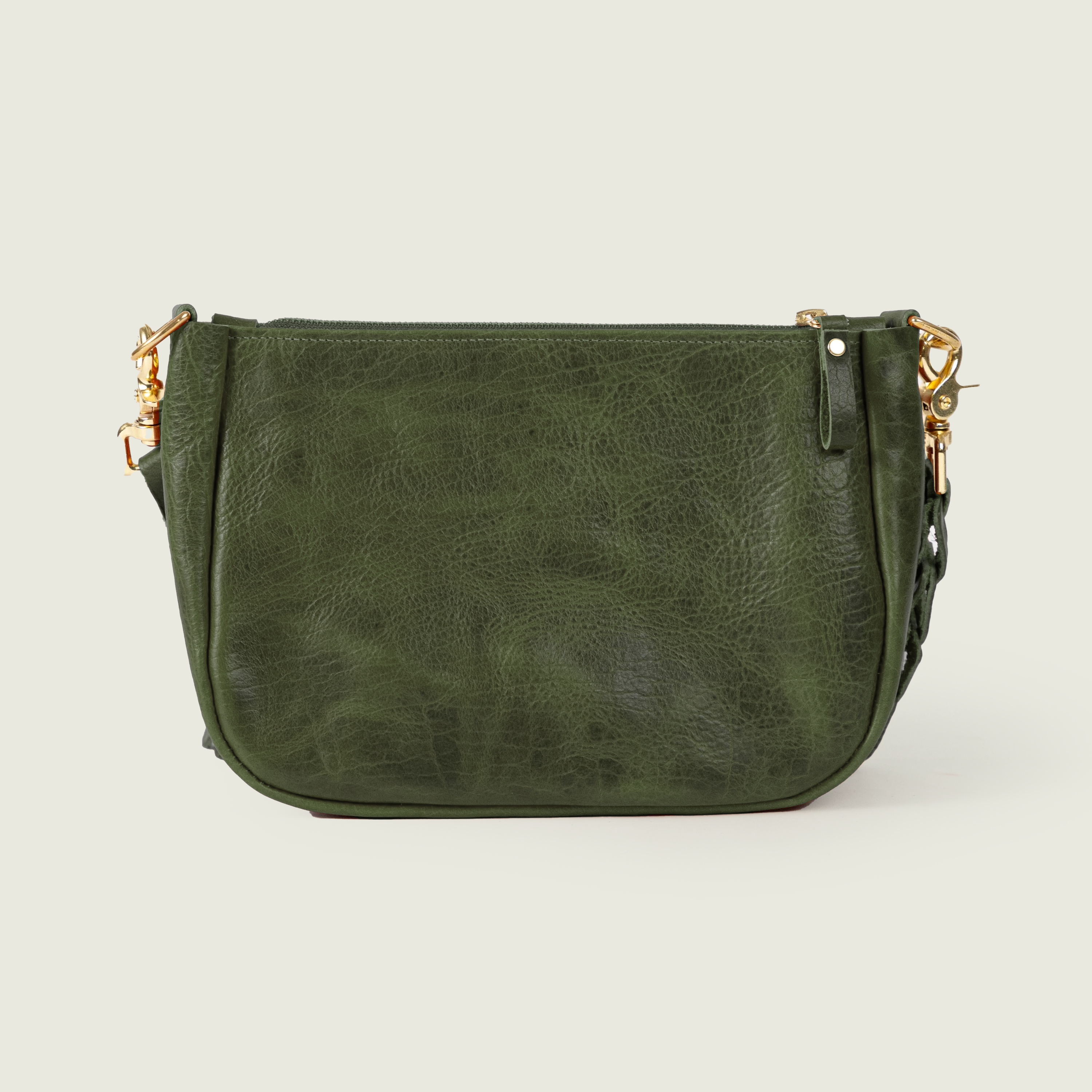 Green Navajo Bison Medium Crossbody Bag