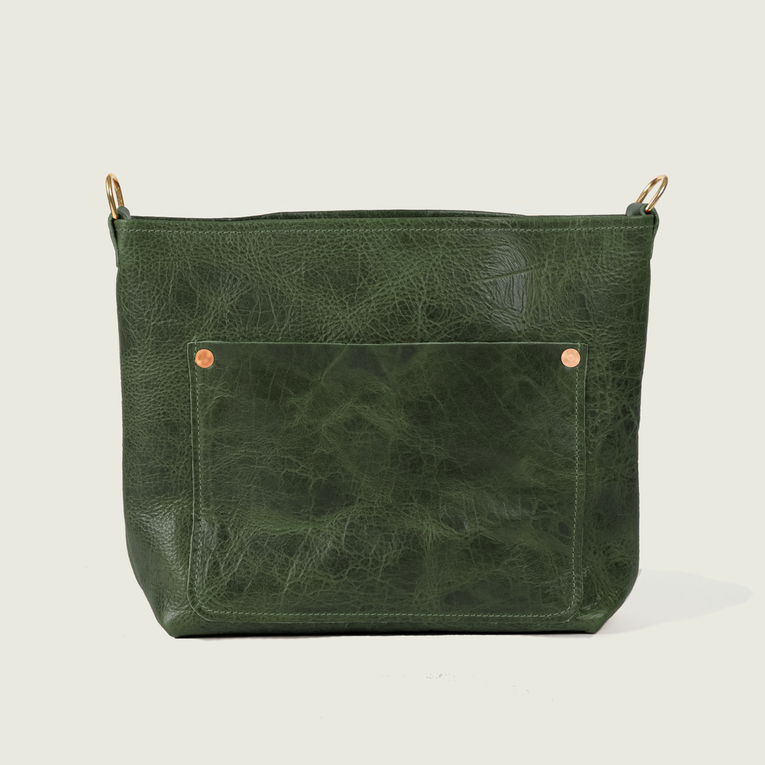 Green Navajo Bison Mini Crossbody Travel Tote