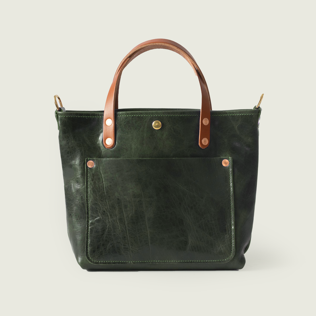Green Navajo Bison Mini Travel Tote