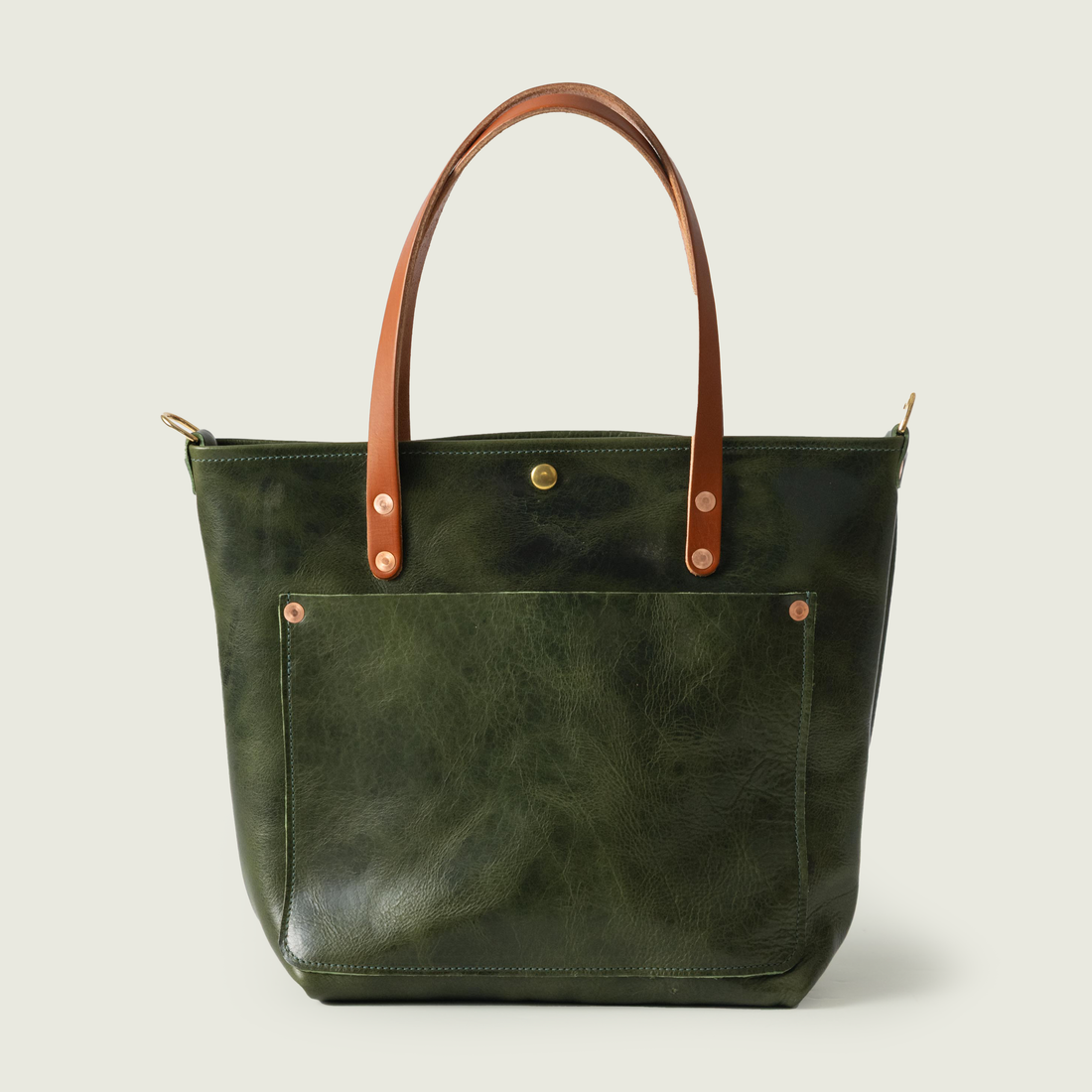 Green Navajo Bison Travel Tote
