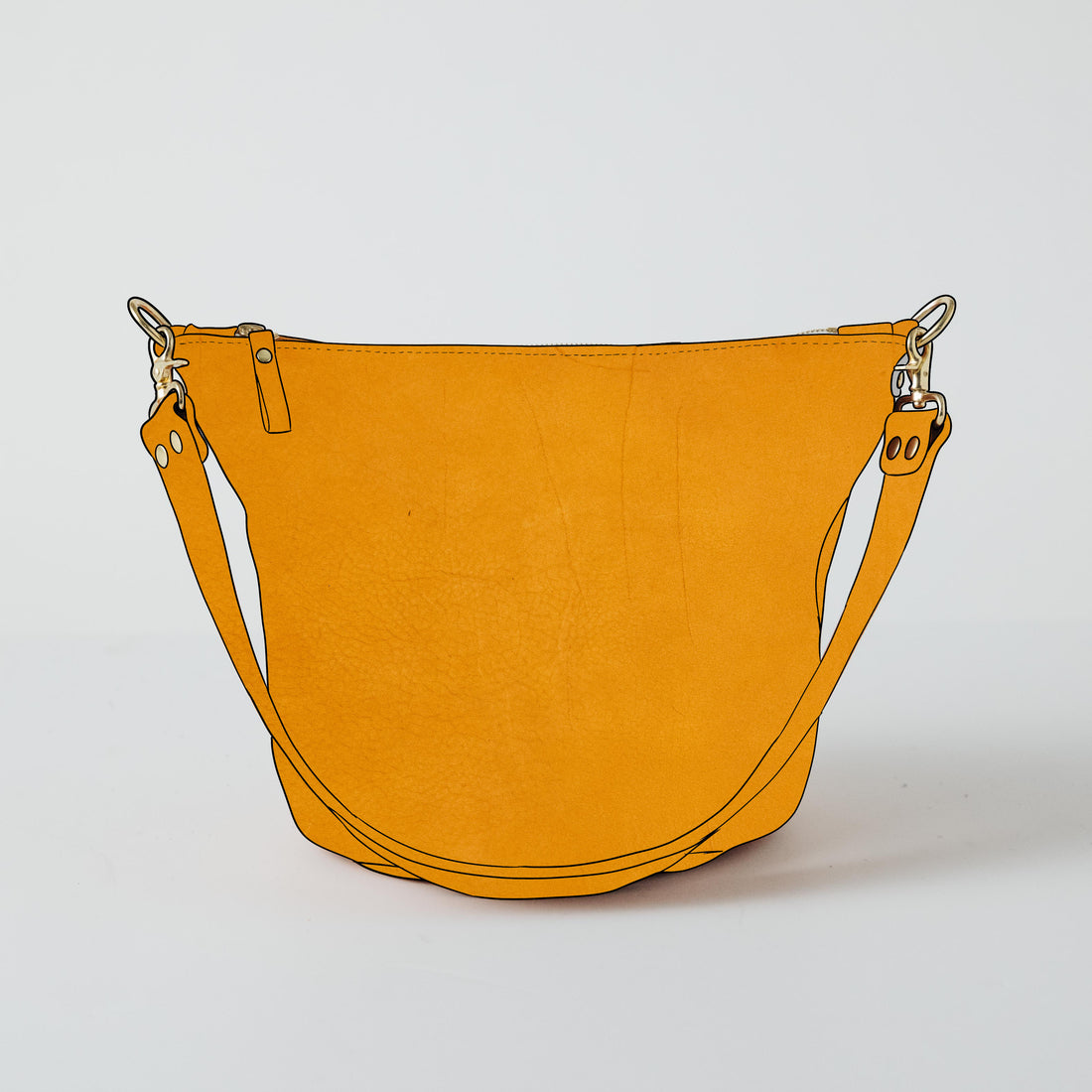 Havana Dearborn Zip-Top Bucket Bag