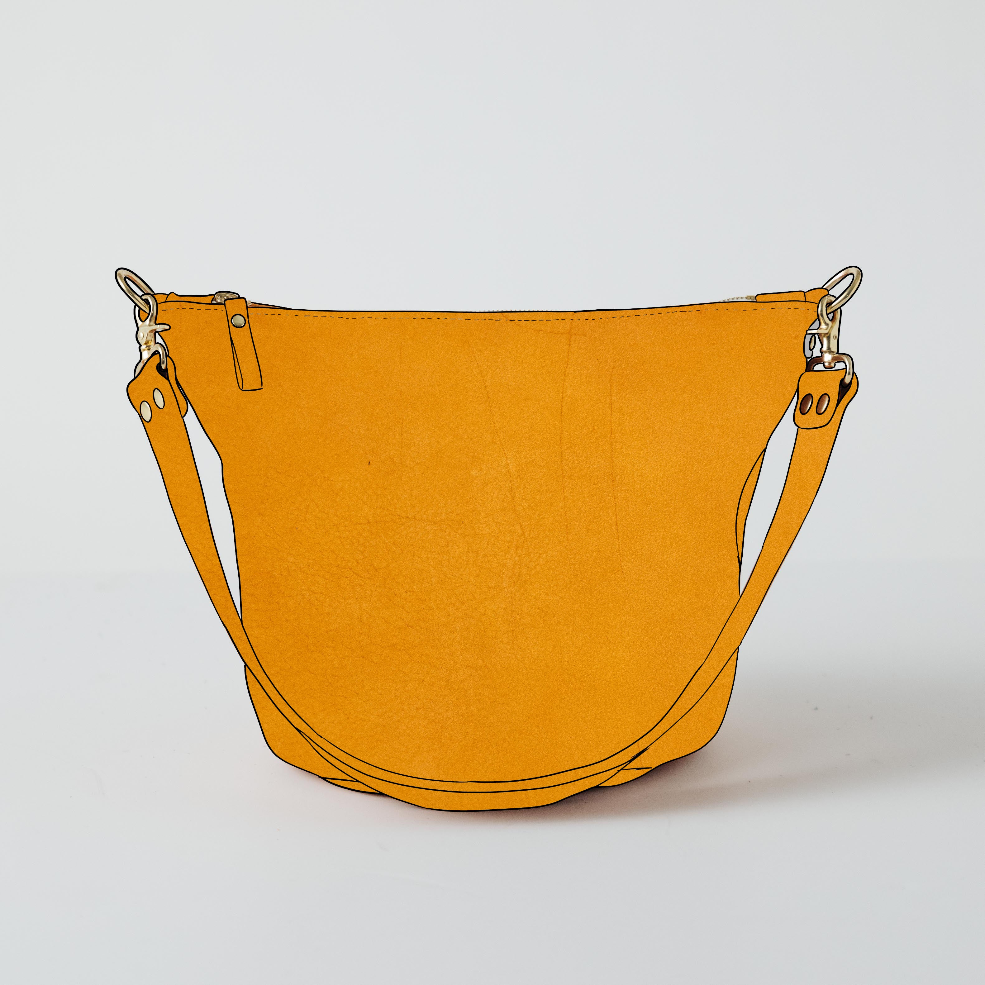 Havana Dearborn Zip-Top Bucket Bag